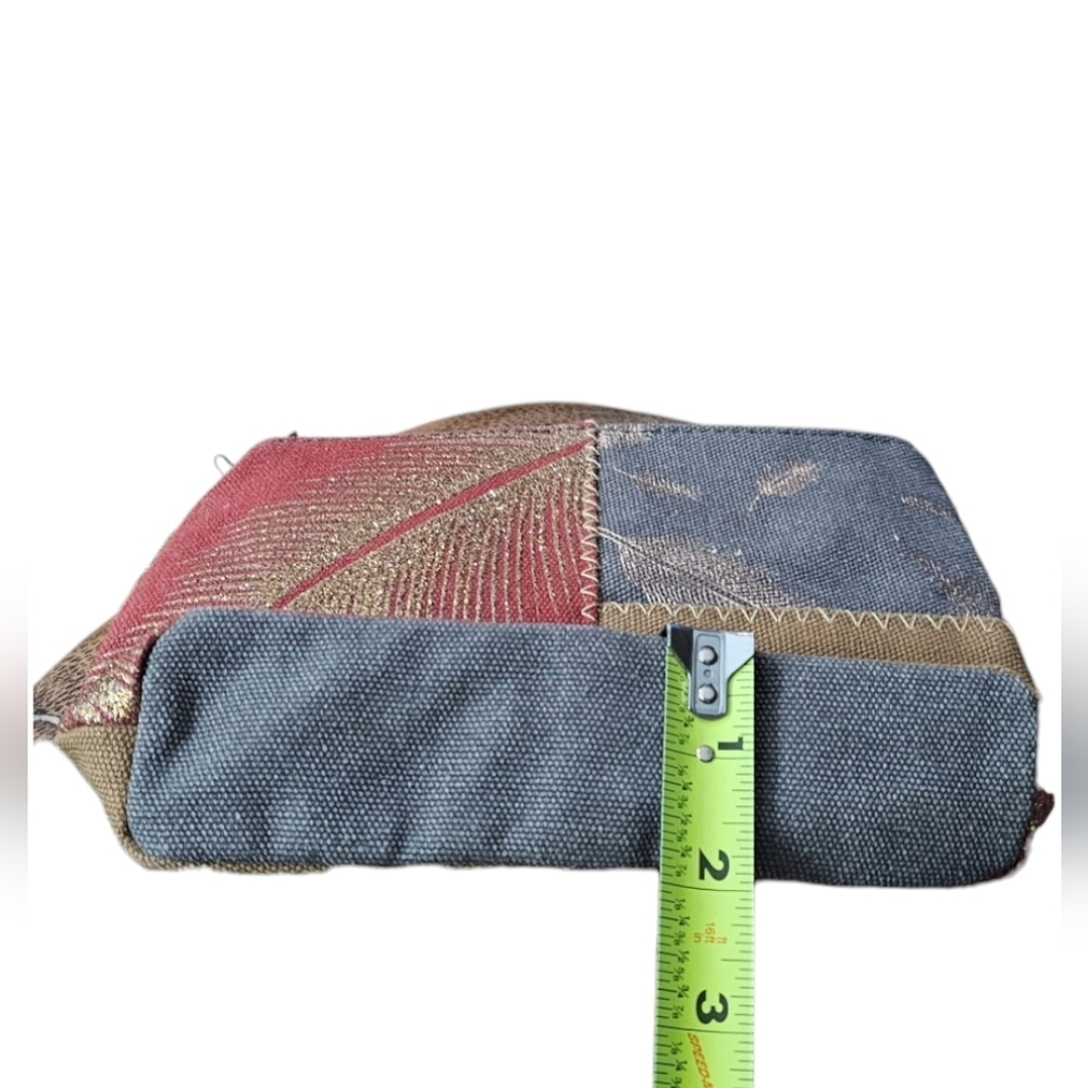 Glittery Feather Pattern Multicolor Patchwork Cos… - image 4